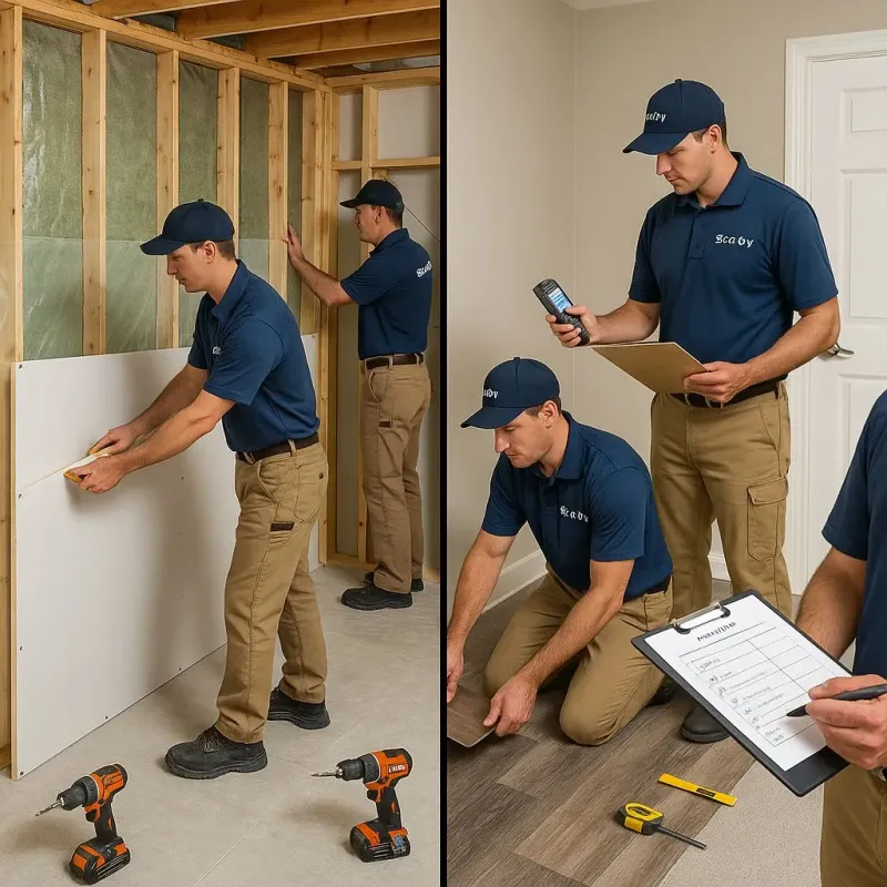Repairs and Reconstruction process in Hamburg, NJ